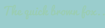 Image with Font Color 9ACDB3 and Background Color 9ACDCD